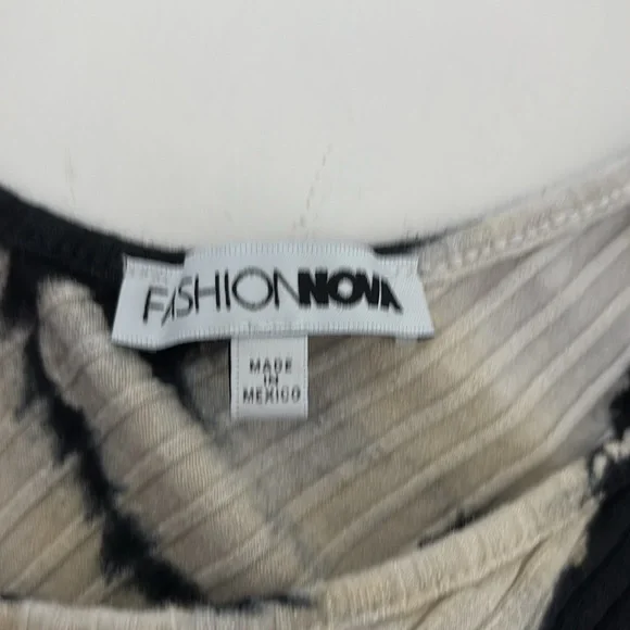 Ribbed Tie-Dye Dress L Bodycon V-Neck Bleach Wash Grunge Indie Sleaze Streetwear - Picture 9 of 13